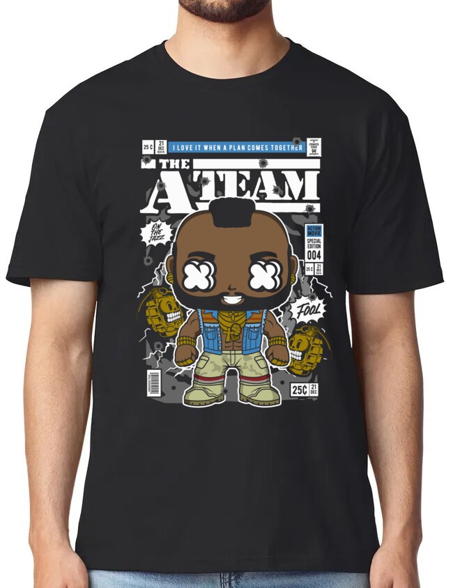 Mr T – T-Shirt Black Mr T – T-Shirt Black