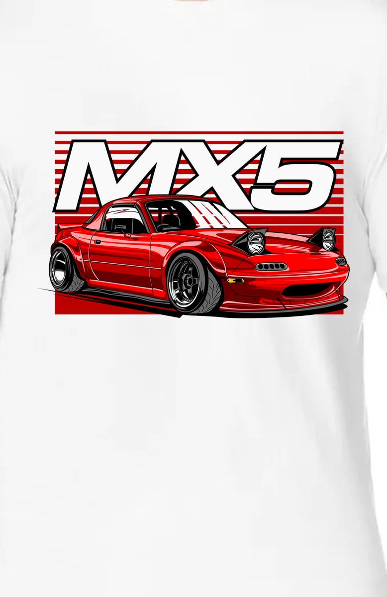 Mx5 – T-Shirt White Mx5 – T-Shirt White