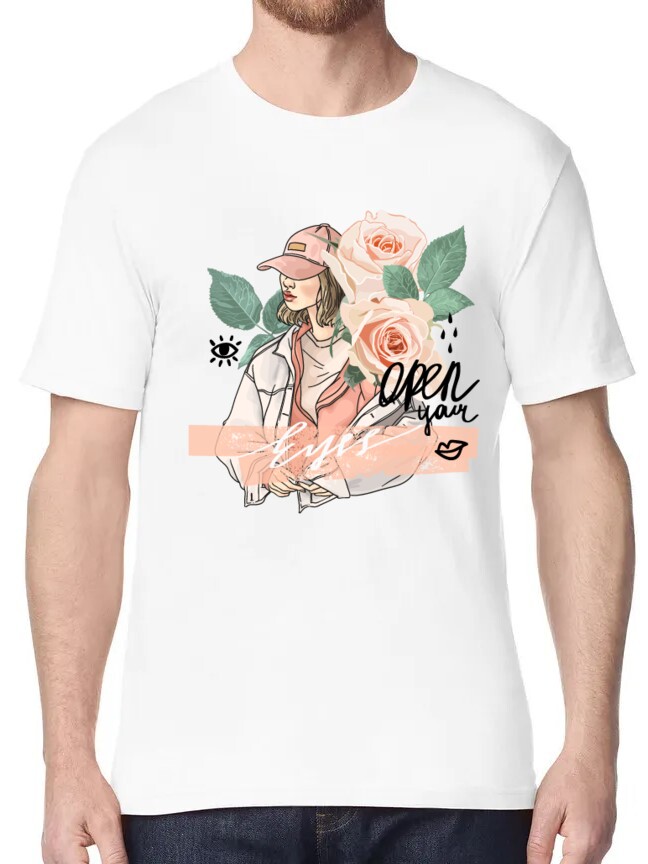 Open Your Eyes – T-Shirt White Open Your Eyes – T-Shirt White